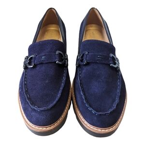 Easy Spirit Blue Kinndle Lug Sole Casual Loafers 10W